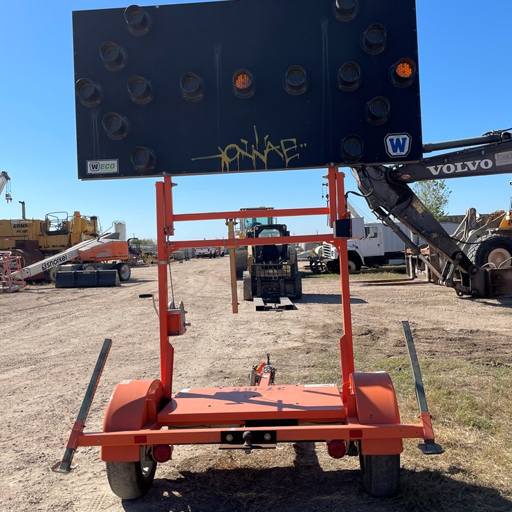 #6319 • 2018 Wanco Arrow Board (Trailer #37165), (No Title)