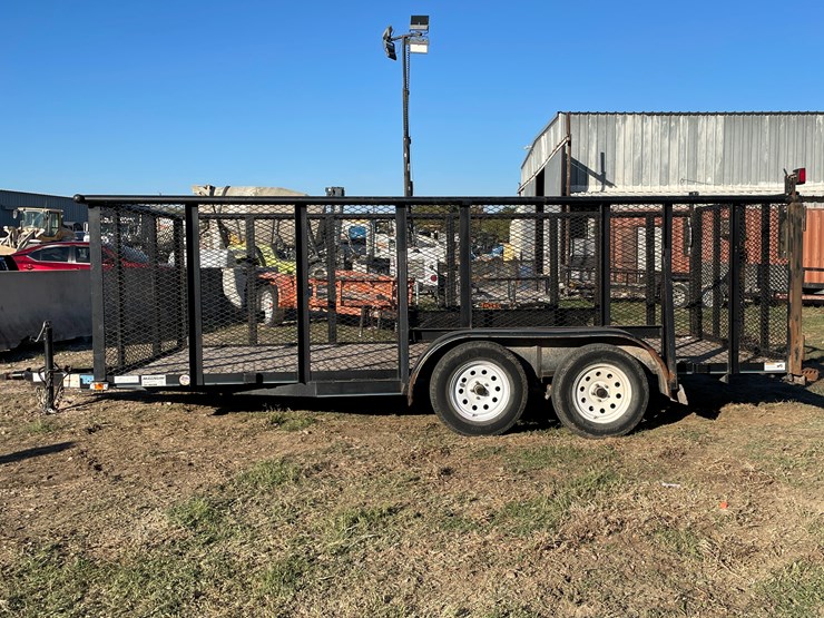 #6242-•-2017-top-hat-utility-trailer-(trailer-#09105)-(has-tx-title)-image-1