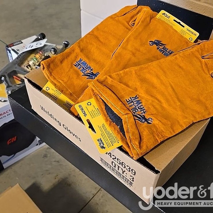 Unused Blue Hawk Welding Gloves (3 pair per Box)