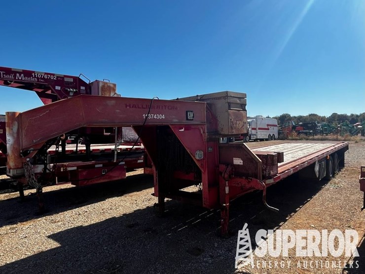 (x)-(8-20)-2009-tce-38'l-t/a-gooseneck-trailer,-v...-image-1