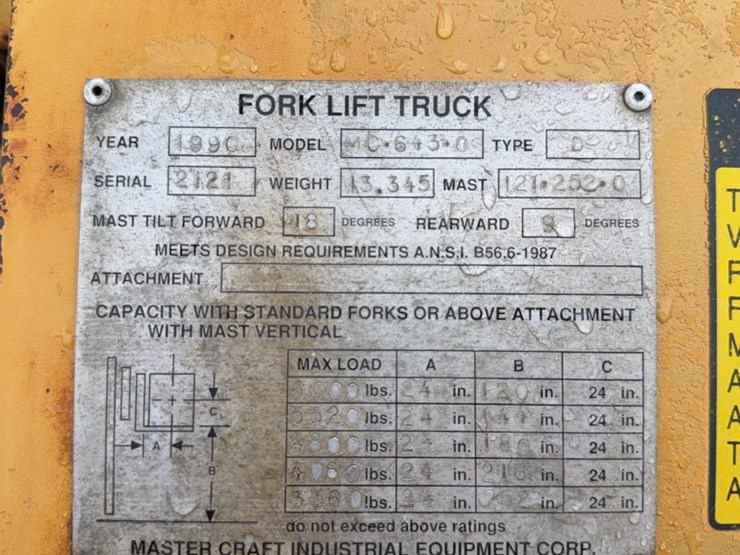 #2074-•-1990-master-craft-mc630-all-terrain-forklift-image-7