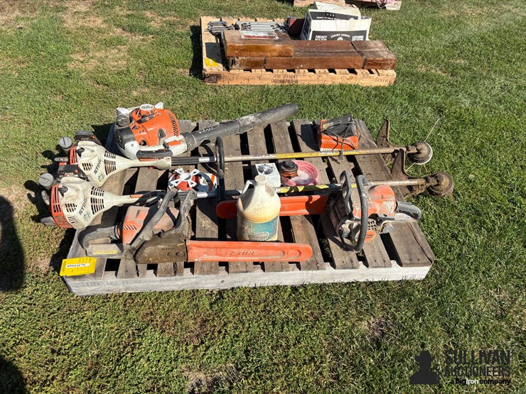 misc-pallet-of-gasoline-stihl-tools-image-2