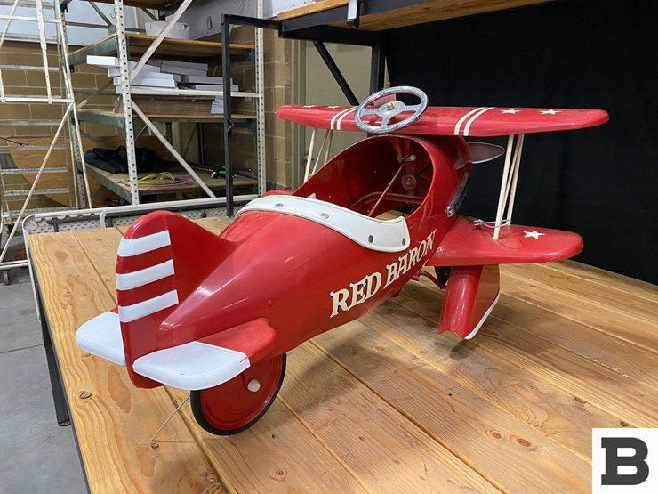 afc-"red-baron"-toy-pedal-airplane-image-4