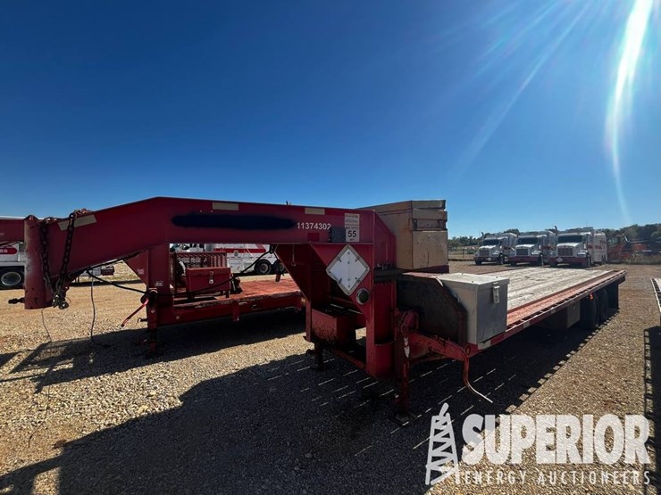 (x)-(8-19)-2009-tce-38'l-t/a-gooseneck-trailer,-v...-image-1