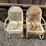 2-x-vintage-hole-pattern-metal-chairs-image-1