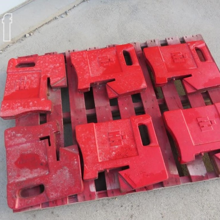 6 IH SUITCASE WEIGHTS 6 X'S THE BID