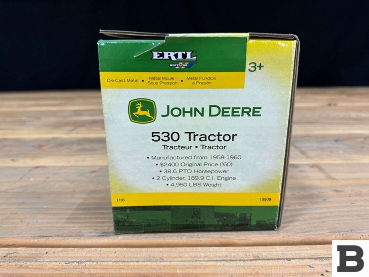 ertl-die-cast-replica-john-deere-530-tractor-1:16-scale-image-5