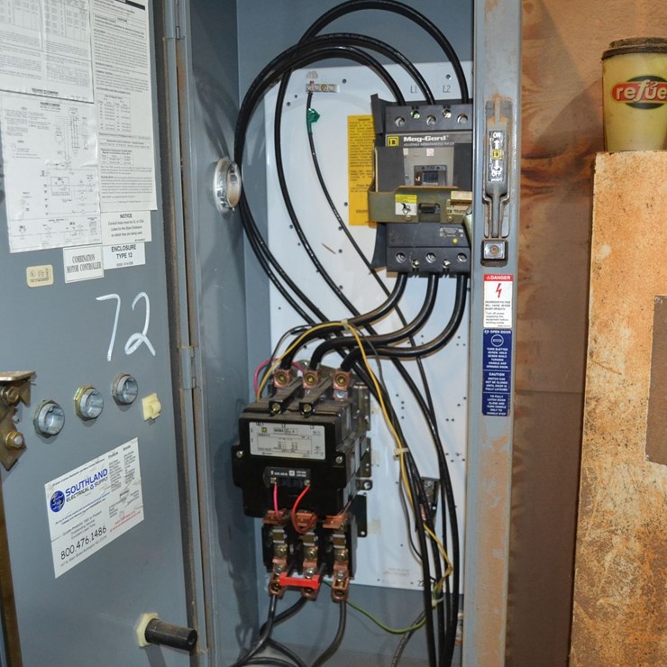 SQUARE D SIZE 4 STARTER W/ 250 AMP BREAKER FOR TOP SAW 60HP MOTOR