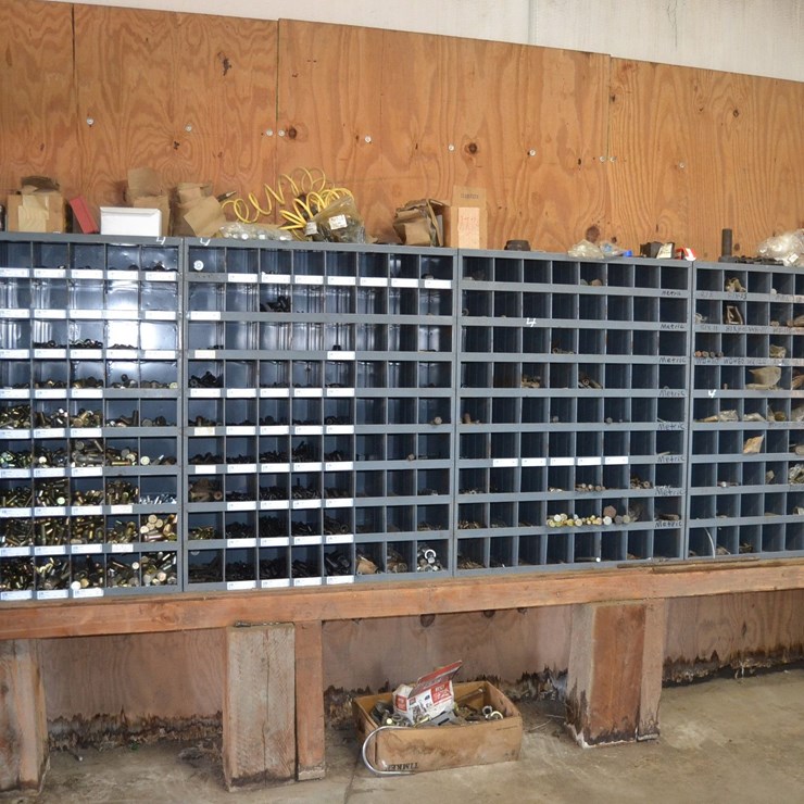 (4) BOLT BINS & CONTENTS