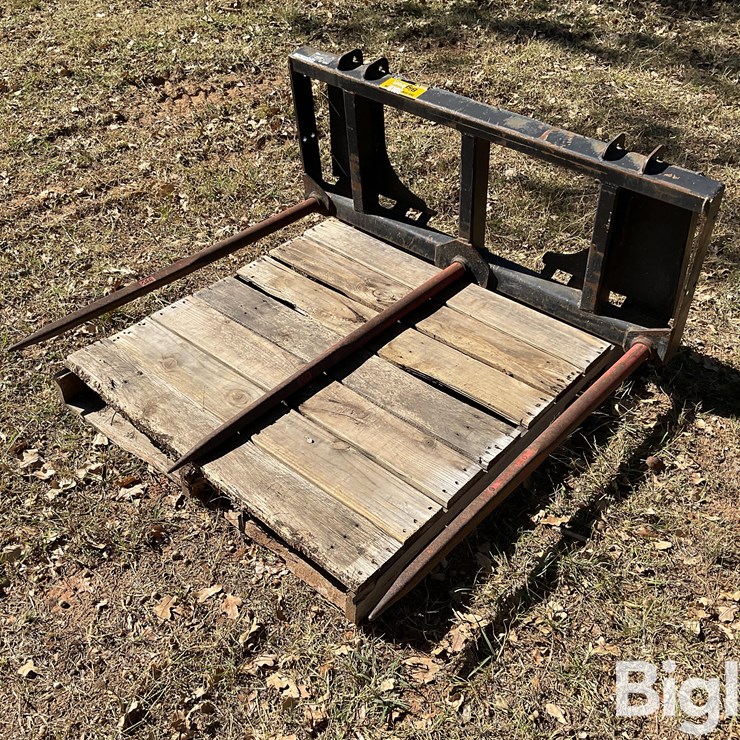 HLA TE50BO500 Bale Spear Skid Steer Attachment