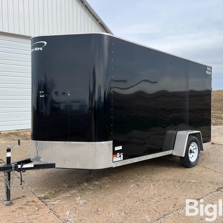 2019 Sharp Manufacturing 6x12' SA SEL Enclosed Trailer