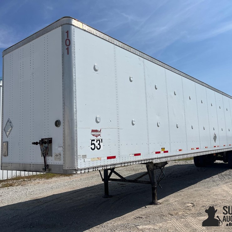 2004 Wabash 53’ T/A Enclosed Van Trailer