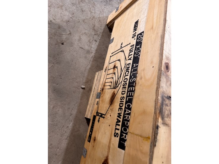 sdlc-20x30'-steel-carport-w/-enclosed-side-walls-image-6