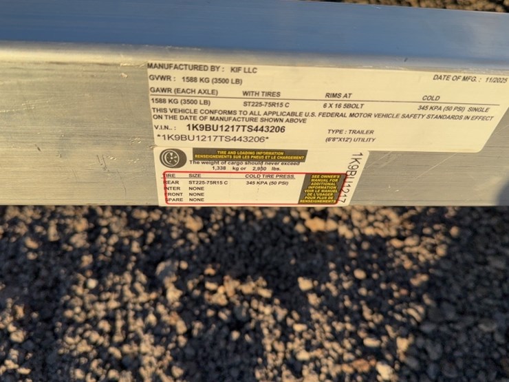 #3001-•-2026-kiefer-bilt-12'-alum-utility-trailer-image-4