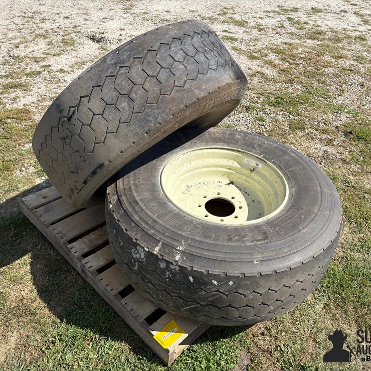 Unverferth 8x8 Rim W/ 425/65R22.5 Tire & Spare