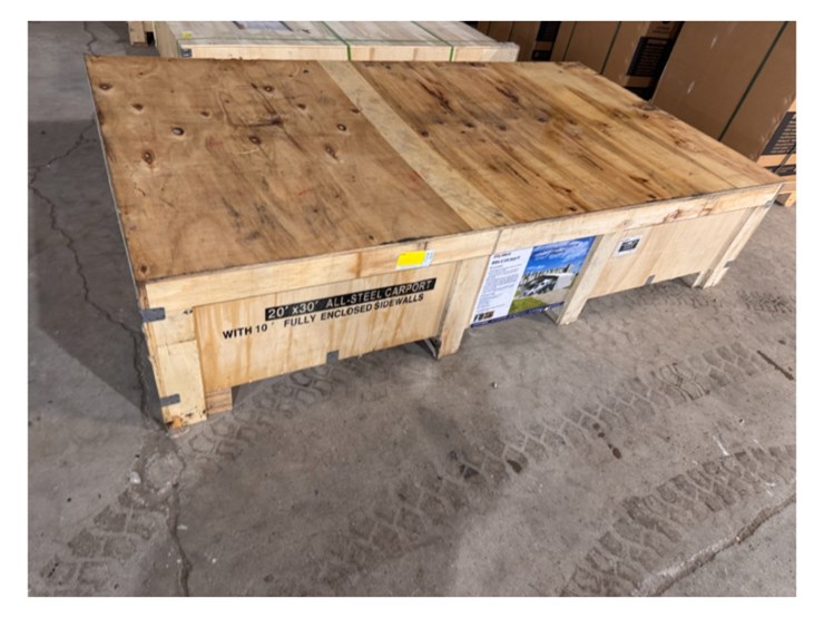 sdlc-20x30'-steel-carport-w/-enclosed-side-walls-image-4