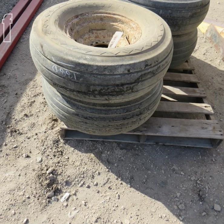 SET OF 11L X 14 TIRES AND RIMS