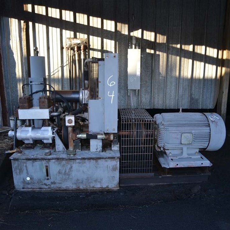 TYRONE BERRY 125HP DUAL PUMP CABLE CARRIAGE DRIVE W/ DRUM PACKAGE W/ CONTROL