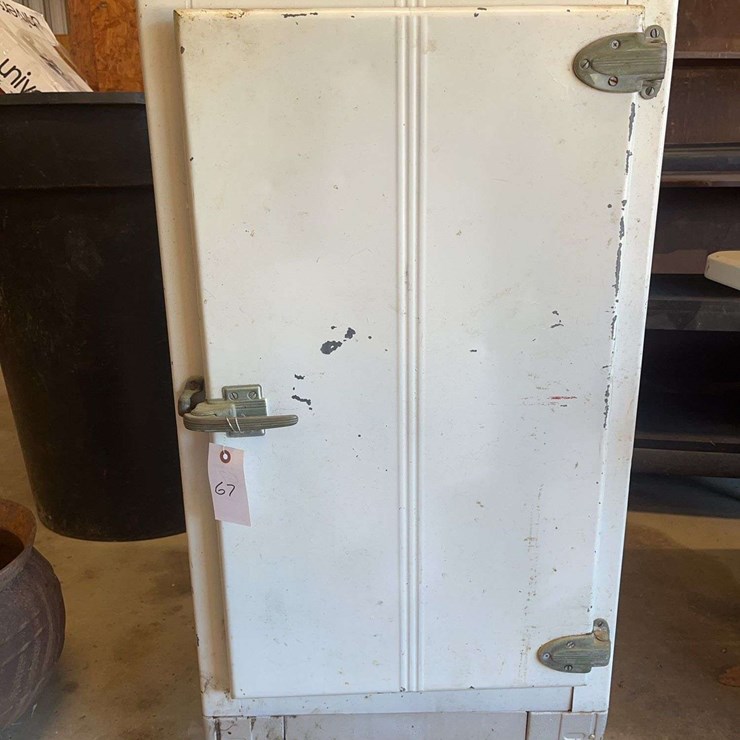 Antique Refrigerator with Ice Box