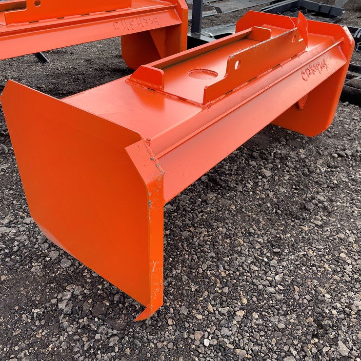 #1236 • Mini Skidsteer Snow Pusher