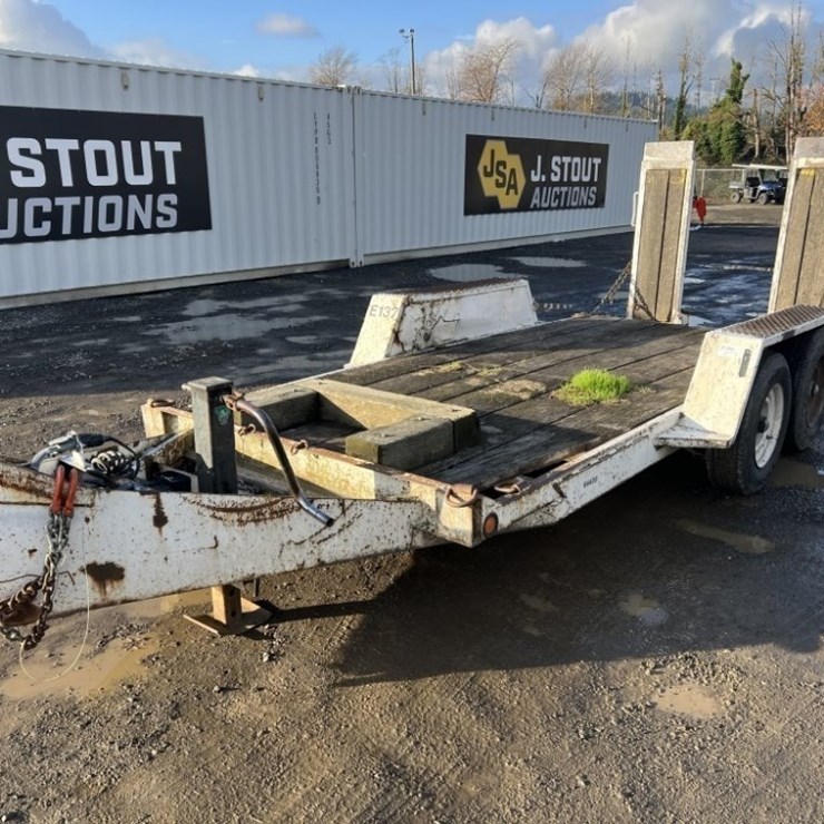 1987 Gem T/A Equipment Trailer