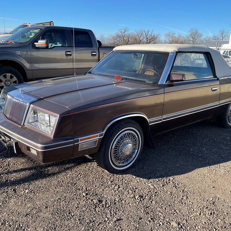 #1075 • 1982 Chrysler LeBaron Convertible (Has WI Title)