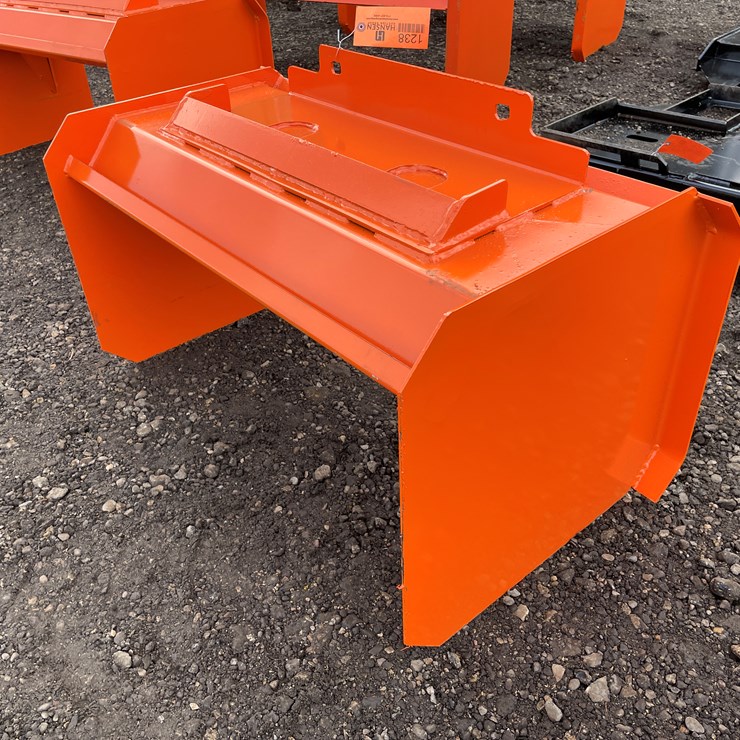 #1238 • Mini Skidsteer Snow Pusher