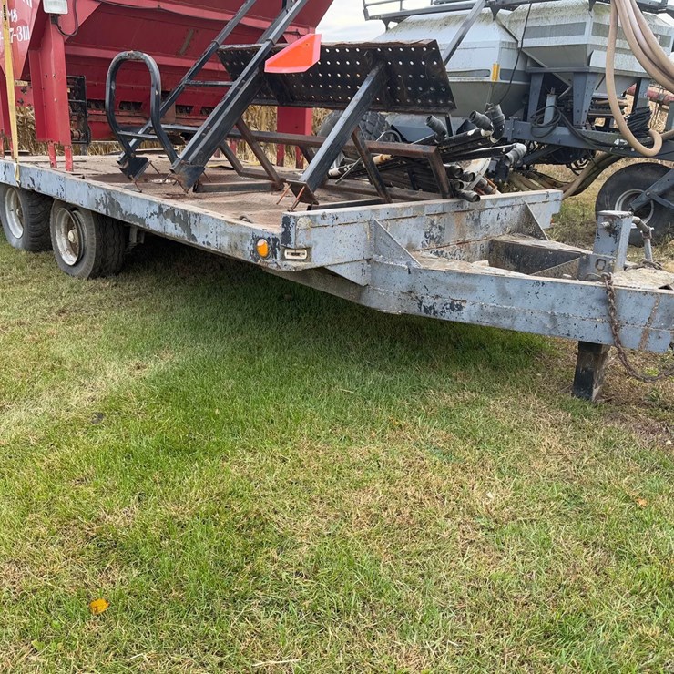 20’ tandem axle steel trailer