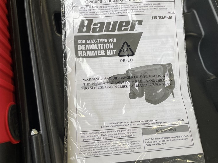 #4138-•-bauer-163ie-b-demolition-hammer-kit-image-6