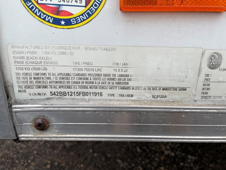 #1089-•-12'-single-axle-enclosed-trailer-(has-wi-title)-image-9