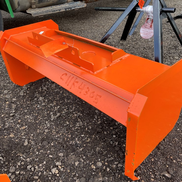 #1235 • Mini Skidsteer Snow Pusher