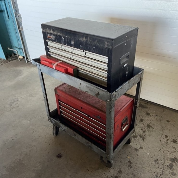Napa & Homak Tool Boxes W/Cart, Qty .2