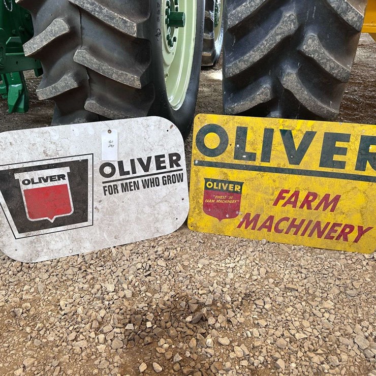 (2) Reproduction Oliver Signs