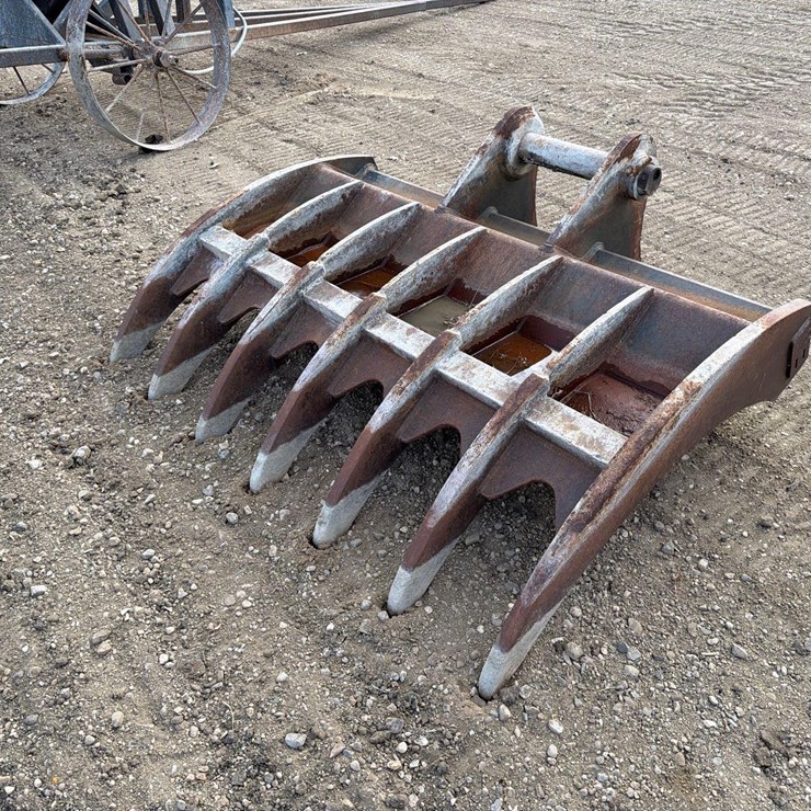 WB Excavator Rake Attachment
