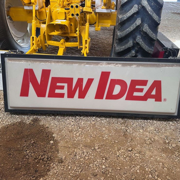 New Idea Lighted Double Sided Bubble Sign