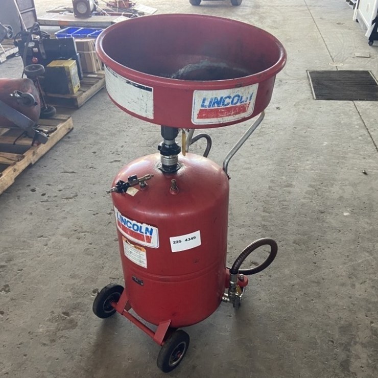 Lincoln 3614 Pressurized Oil Drain Tank