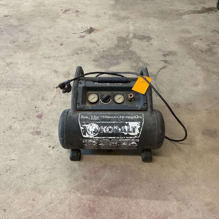 Kobalt 3 Gallon Air Compressor - Works