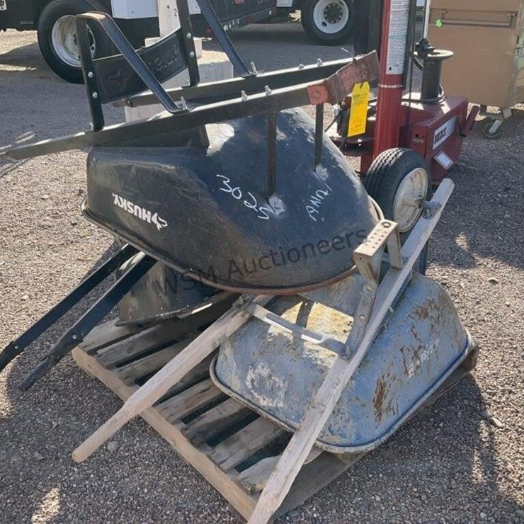 (3) WHEEL BARROWS
