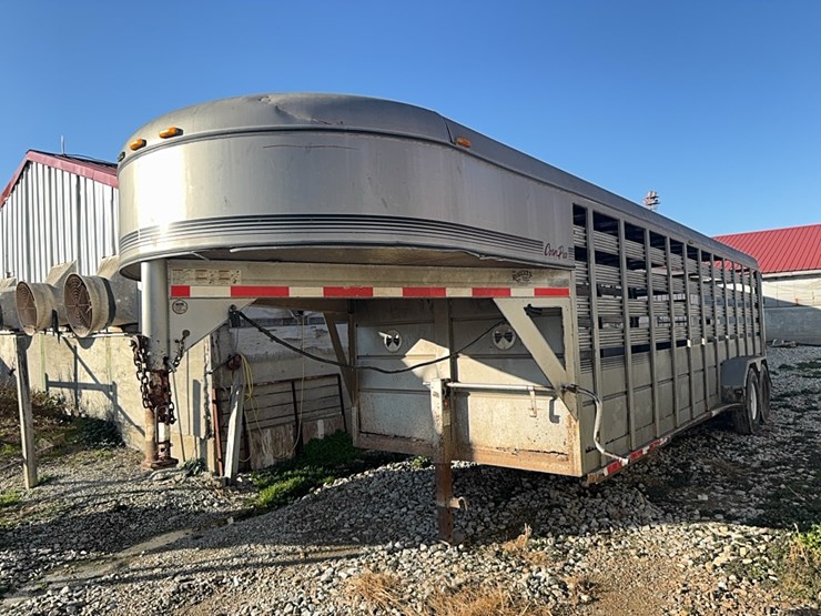 2007-corn-pro-24’-x-7’ft,-steel-livestock-trailer,-model-sg24-7s,-tandem-axle,-wood-floor,-*4mjsg24277e046352*,-title-in-hand-image-1