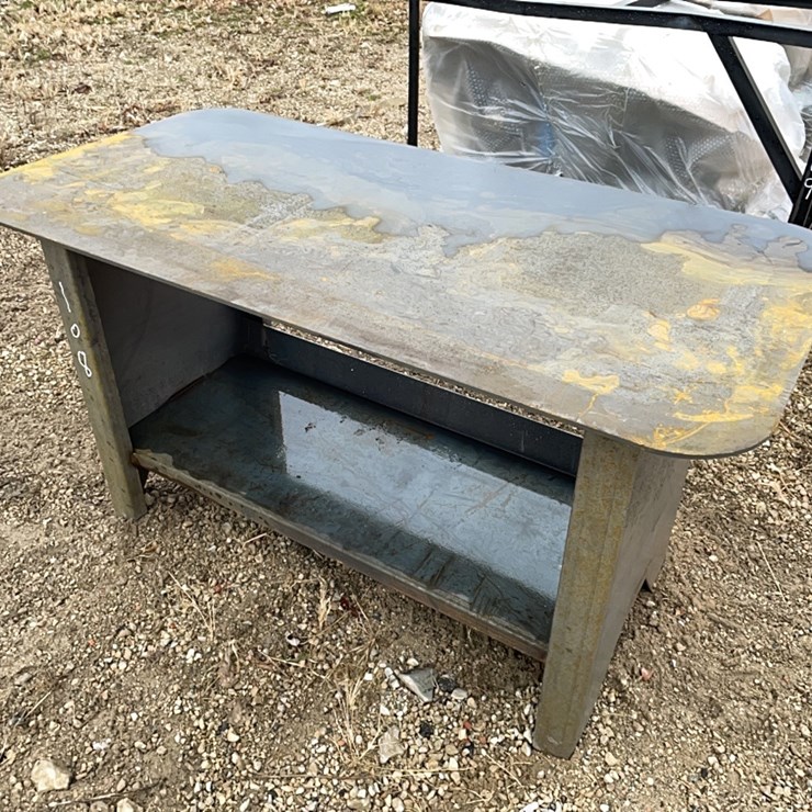 NEW 30IN. X 57IN. WELDING TABLE NEW SUPPORT EQUIPMENT