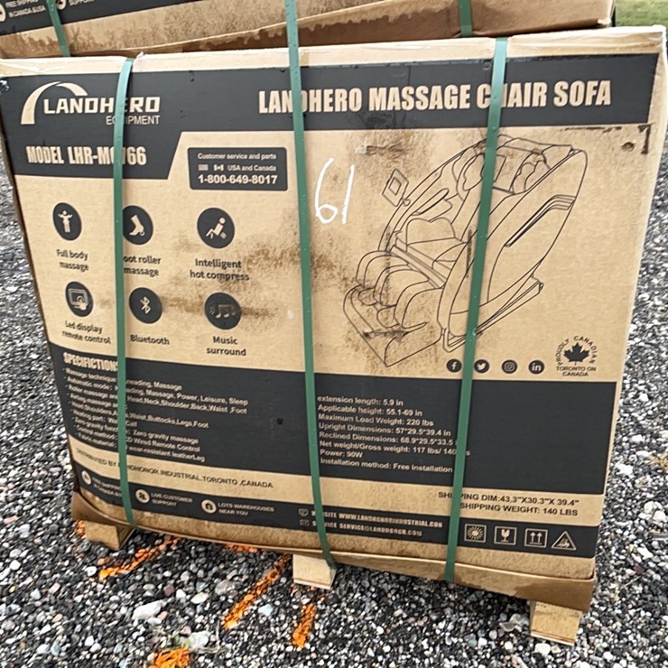 NEW LANDHONOR MASSAGE CHAIR NEW SUPPORT EQUIPMENT