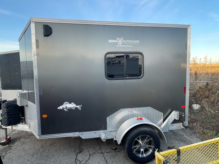 #1399-•-2018-zero-4-outdoors-6'-x-10'-all-aluminum-drop-down-ice-shanty-(of)-image-7