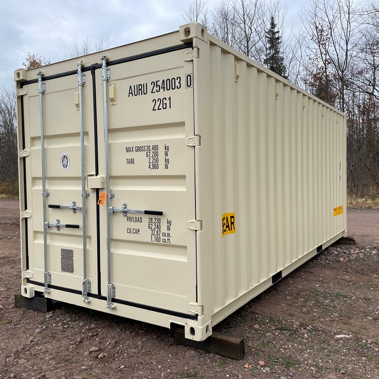 #124 • 20' Standard Height Shipping Container With Double Doors (Marenisco, MI)