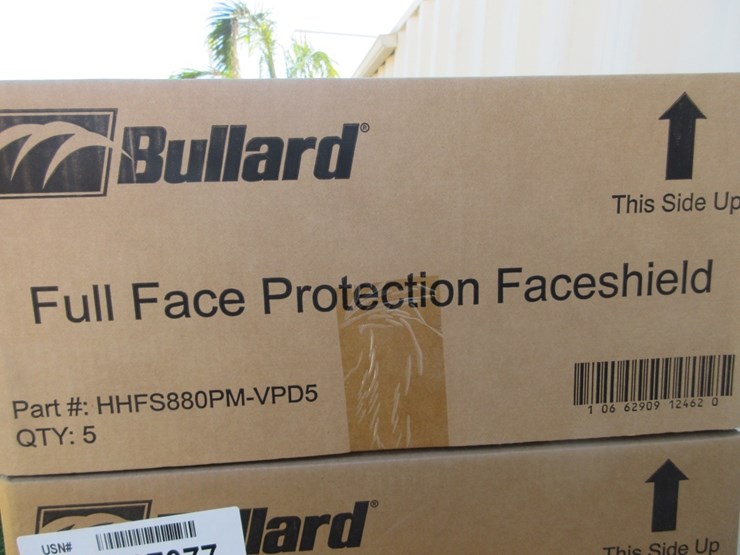 new-unused-5-piece-bullard-face-shields-image-3