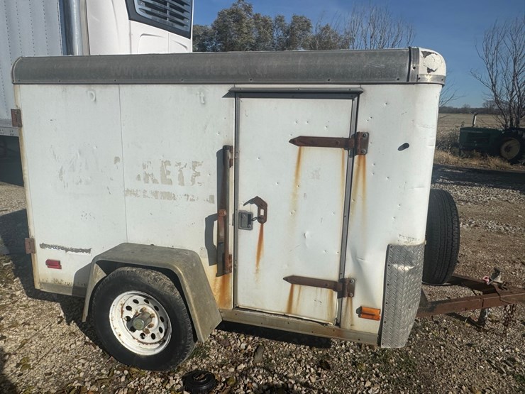 pace-american-enclosed-cargo-trailer,-5’-x-8’,-side-entry-door,-rear-cargo-doors,-rough,-*-titled-*-image-2