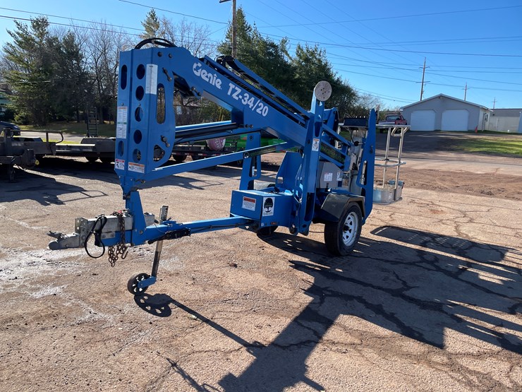 #450-•-2021-genie-tz-34-electric-towable-telescopic-boom-lift-(ashland-wi)-image-1