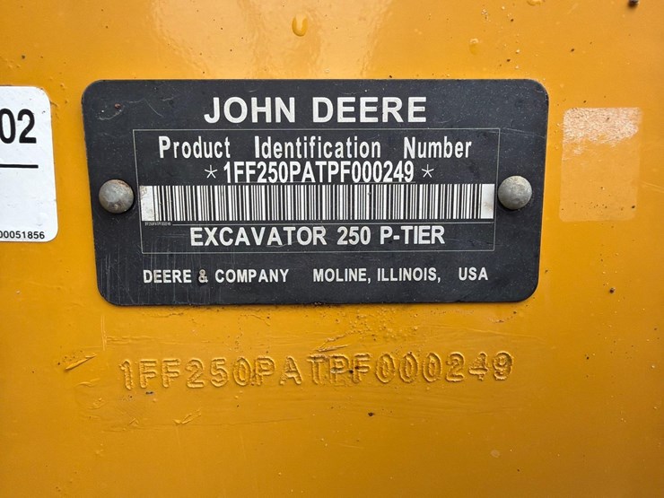 2024-john-deere-250p-slf-long-reach-excavator-sn:1ff250patpf000249,-image-12