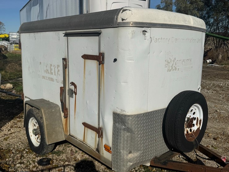 pace-american-enclosed-cargo-trailer,-5’-x-8’,-side-entry-door,-rear-cargo-doors,-rough,-*-titled-*-image-1