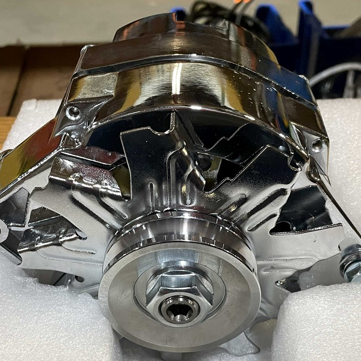 #8666 • Chrome GM 110amp Alternator (PR11)