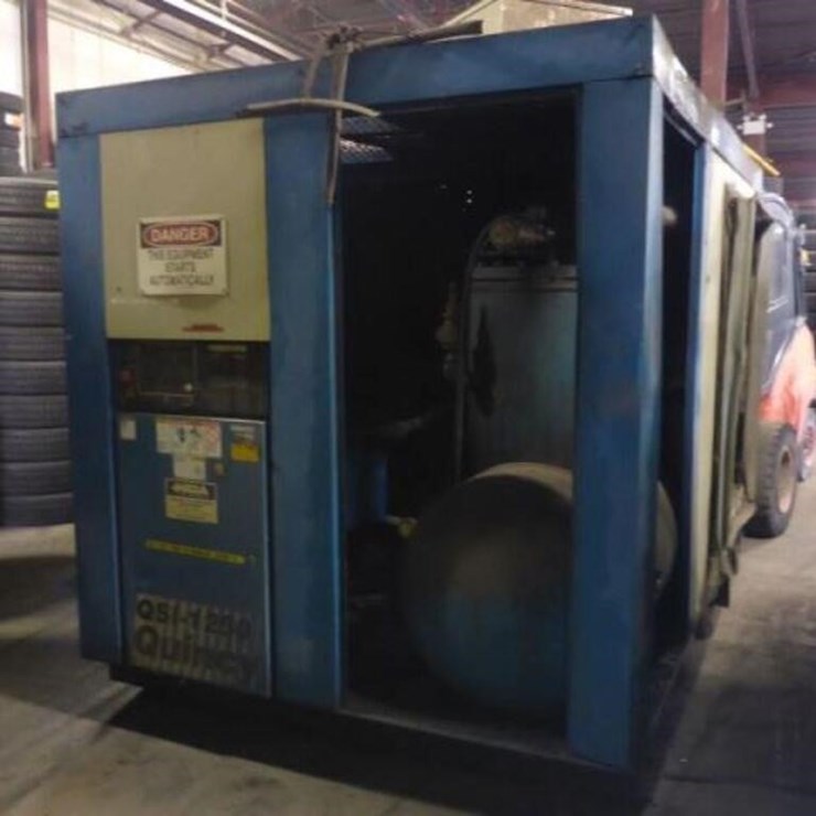 2001 Quincy QSI-1250ACA42EO Skid Mounted 1,250 CFM